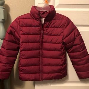 Girls puffer jacket size small 5/6